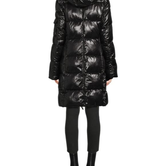 SAM NYC LONG BLACK PUFFER - Picture 2 of 5